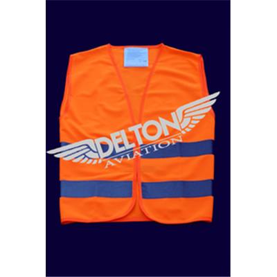 Gilet Haute Visibilité Orange Fluorescent