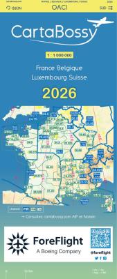 CARTE VFR FRANCE JOUR JEAN BOSSY 2026  /  1:1000000