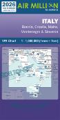 Carte VFR AirMillion Italie 2026