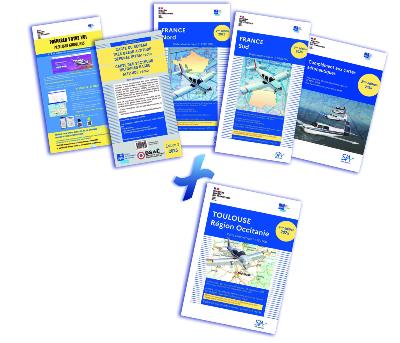 LE DOCUMENT VFR 2025 + LA CARTE Toulouse Région Occitanie - ED2 - (Le document sans la pochette en PVC)