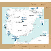 Carte VFR Airmillion Iberia 2025