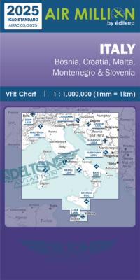 Carte VFR AirMillion Italie 2025