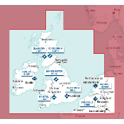 Carte VFR Airmillion UNITED KINGDOM / IRELAND 2025