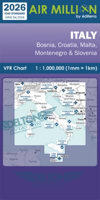 Carte VFR AirMillion Italie 2026