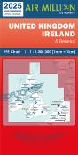 Carte VFR Airmillion UNITED KINGDOM / IRELAND 2025