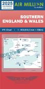 Carte VFR Airmillion Southern England & Wales 2025