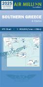 Carte VFR Airmillion Southern Greece 2025