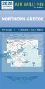Carte VFR Airmillion Northern Greece 2025